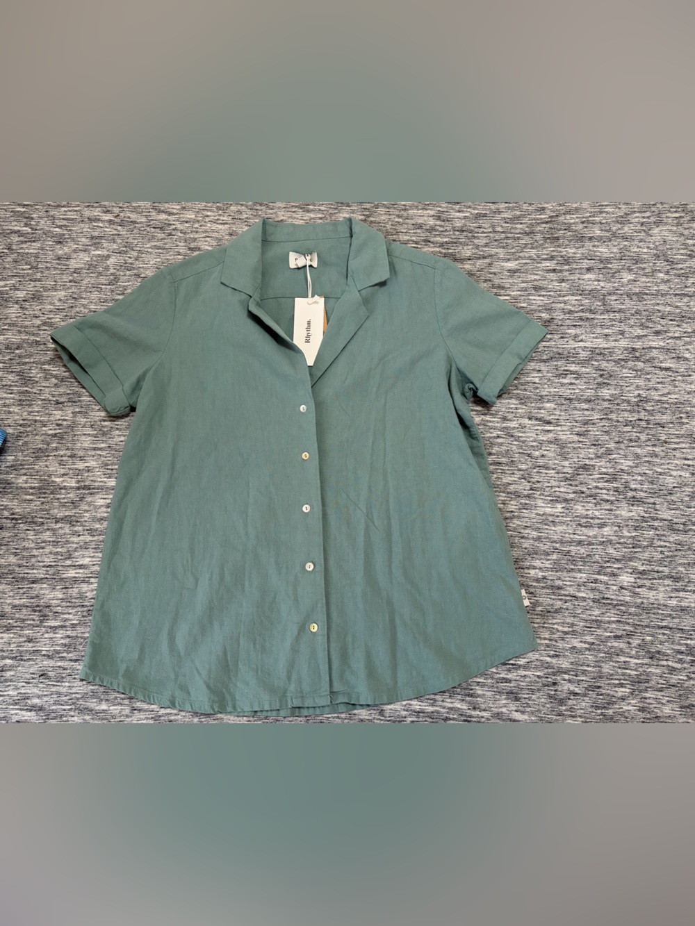 NWT - Rhythm Classics Button Up Ladies Medium Linen Cotton Blend